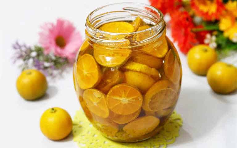 Quả tắc chưng đường phèn