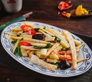 Măng trúc xào nấm