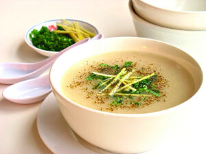 Cháo cù riềng củ gừng