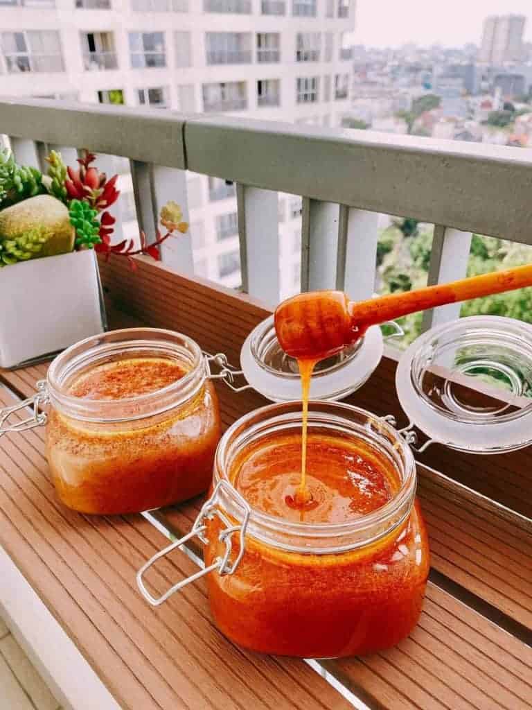 Công thức pha chế saffron ngâm mật ong hot bắt trend MXH