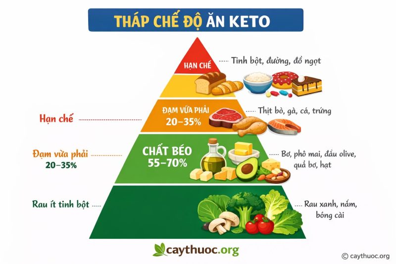 Tháp chế độ ăn keto